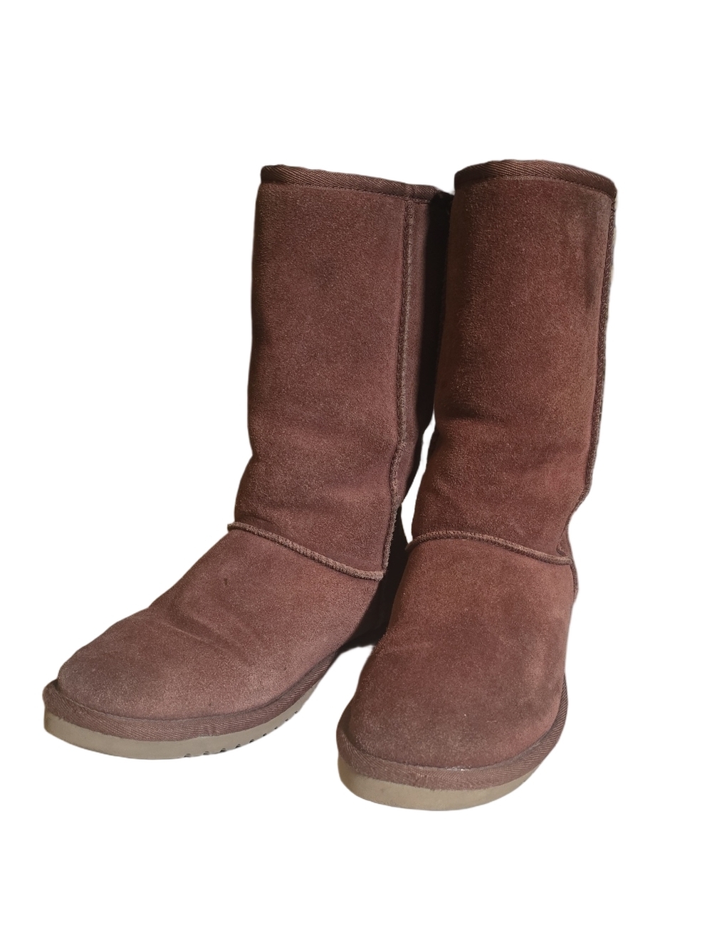Koolaburra by UGG Koola Tall Suede Boots Chestnut Brown Size 6